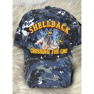US Navy Shellback Crossing The Line Hat King Neptune Cap NWT